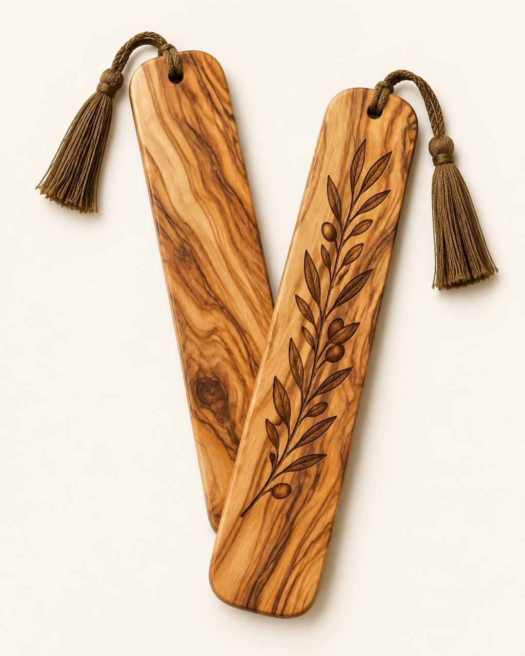 Olive Wood Bookmarks