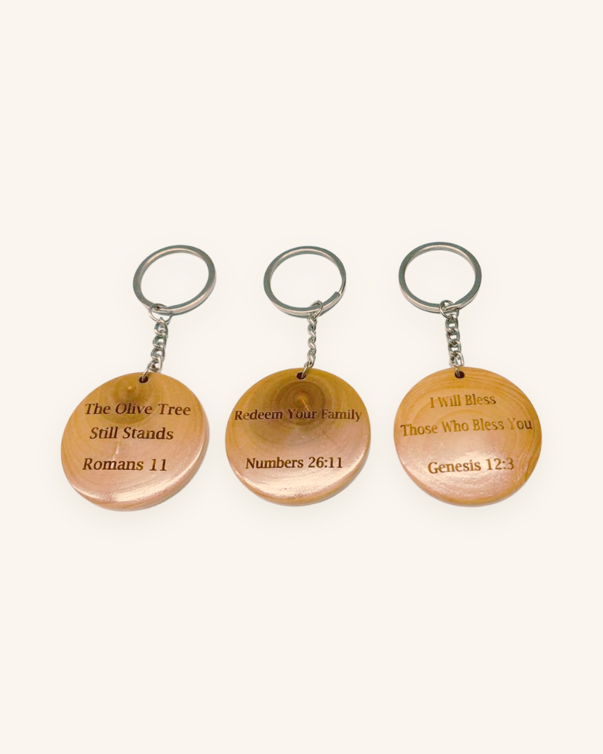 Olive Wood Keychains