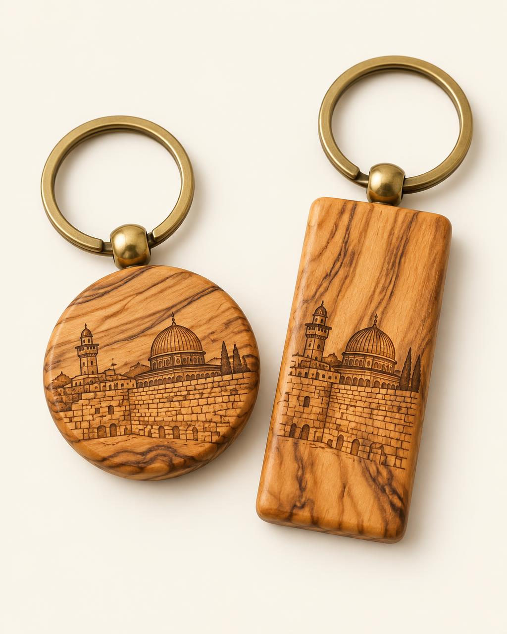 Olive Wood Keychains