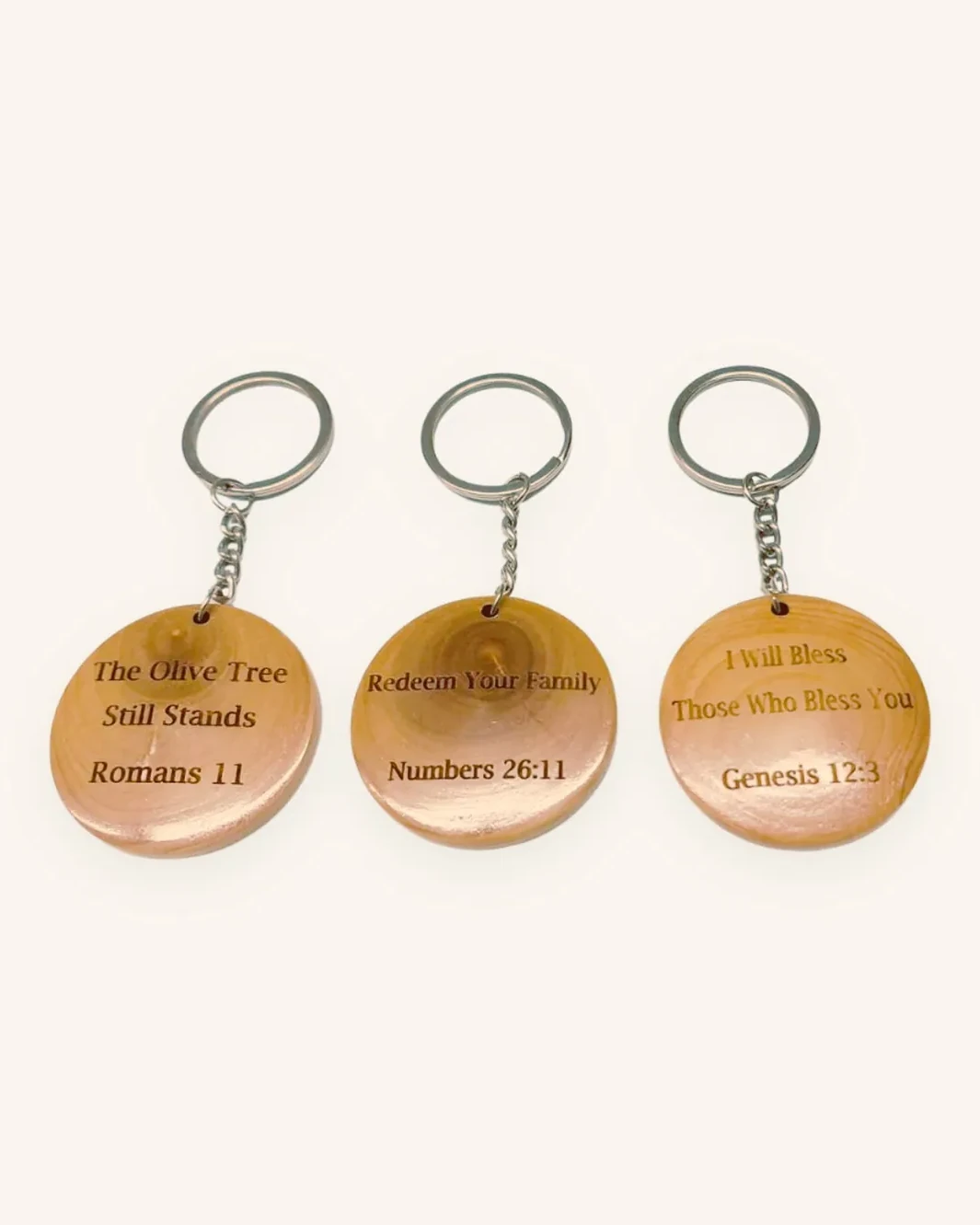 Olive Wood Keychains — main view