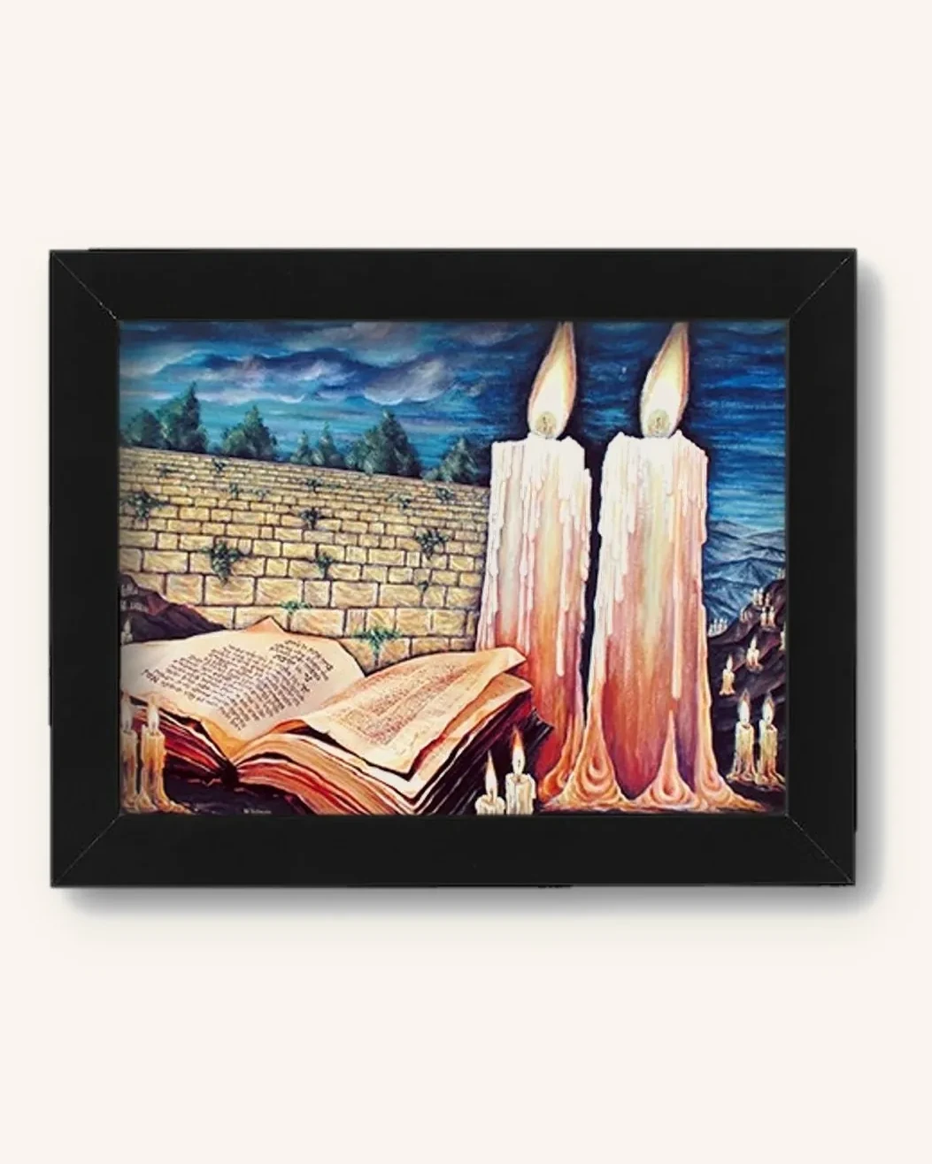 Shabbat Candles - Art Work