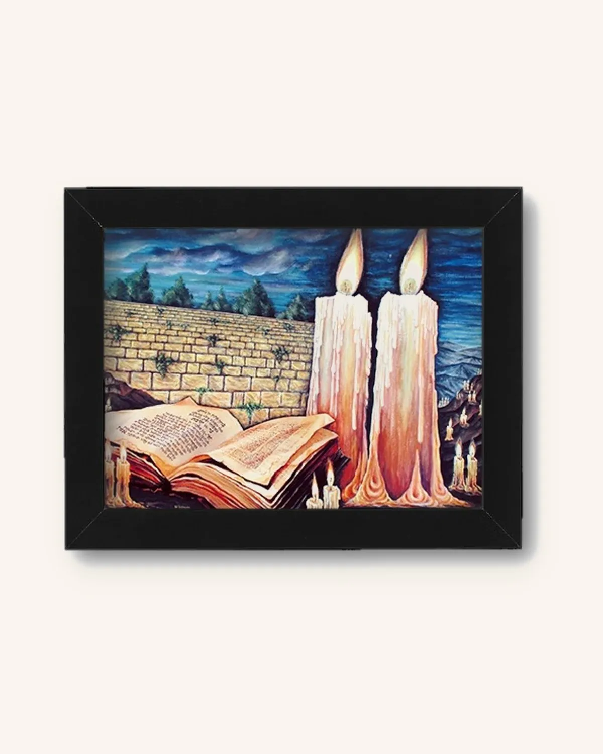 Shabbat Candles - Art Work